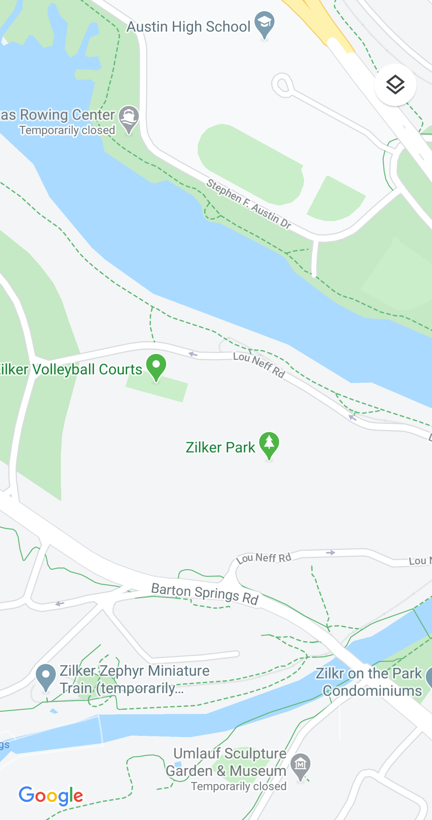 zilker park map